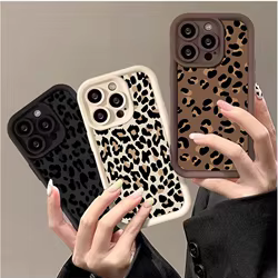 Funda de teléfono con estampado de leopardo negro de moda Retro para Oneplus 12 12R 11 11R 10R 8T One Plus NORD CE 2 3 4 LITE 5G funda trasera suave