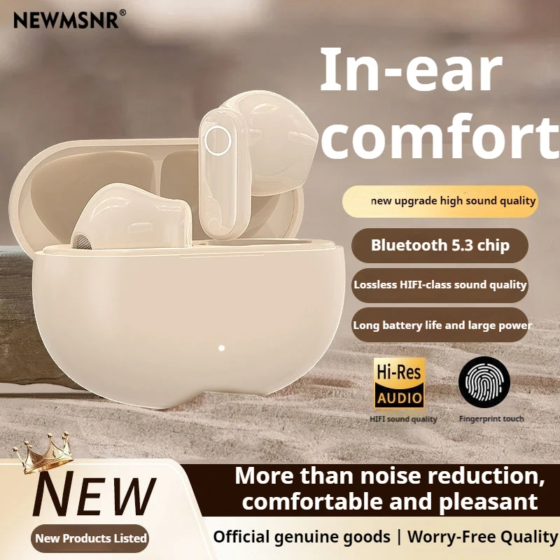 Auriculares intrauditivos estéreo Hifi con tiempo de reproducción de 48H, inalámbricos por Bluetooth, auriculares deportivos impermeables para jugadores, auriculares con reducción de ruido