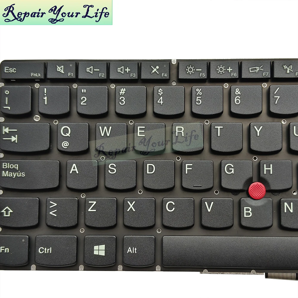 Teclado ruso latino español para Lenovo ThinkPad Helix X1 3697 3702 3701 V137520AK1 04Y0087 04Y0100 Trackpoint para ordenador portátil Teclado - imagen 4