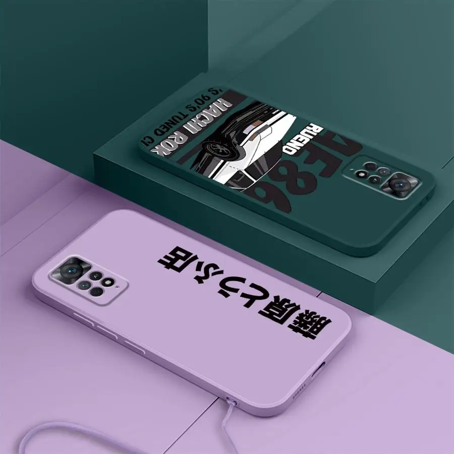 Funda blanda para Xiaomi Redmi Note 11s 10 11 Pro 14 Pro Plus 13 12 ProPlus 10Lite 12s 10 Anime InitialS D Car - imagen 5