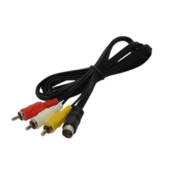 Cable AV RCA SEGA Saturn – Conector Niquelado 10 Pines