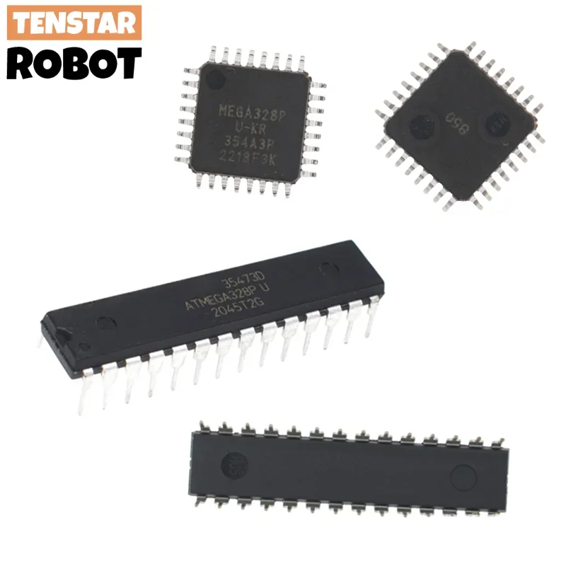 ATMEGA328P-PU ATMEGA328P-AU CHIP ATMEGA328 Microcontrolador MCU AVR 32K 20MHz FLASH DIP-28 DIP SMD ATMEGA328P-U