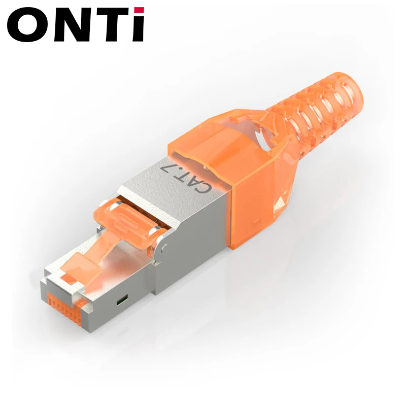 Conector RJ45 Cat7 SFTP Crimpado Sin Herramienta – Zinc - imagen 3