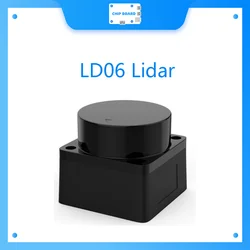 Kit de escáner de Sensor láser DTOF portátil, Lidar, LD06, 360 grados, rango de 12m, para robot ROS