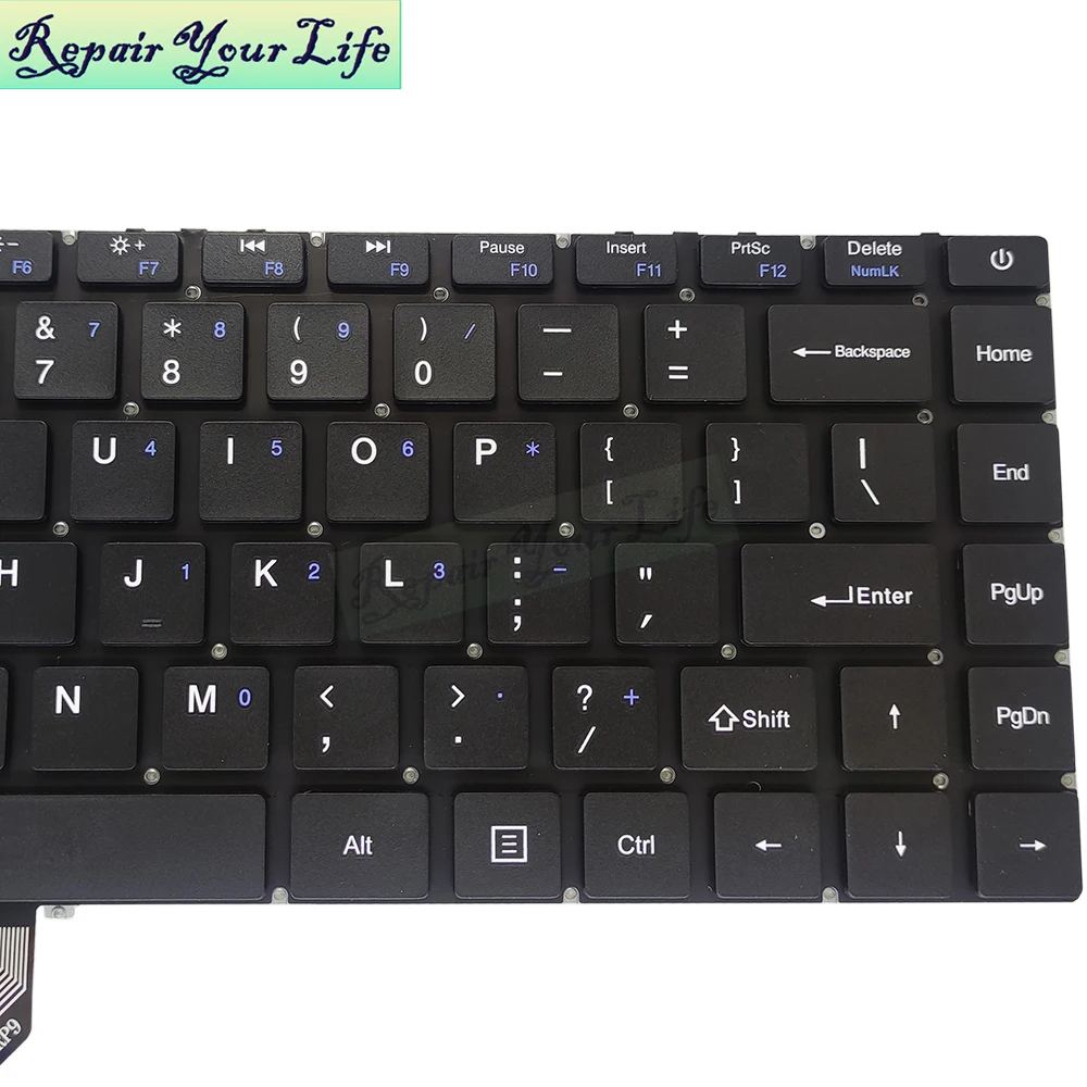 Teclado para ordenador portátil de Estados Unidos para GATEWAY GWTN141-10BL GWTN141-10BK GWTN141-10GR GWTN141-10RG 14,1 cuaderno ULTRA SLIM - imagen 2