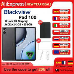 Blackview OSCAL PAD 100 Tablet 12 ''2K FHD+ Unisoc T615 36(12+24)GB RAM 256GB ROM 9000mAh Android 15 4G Tabletas PC