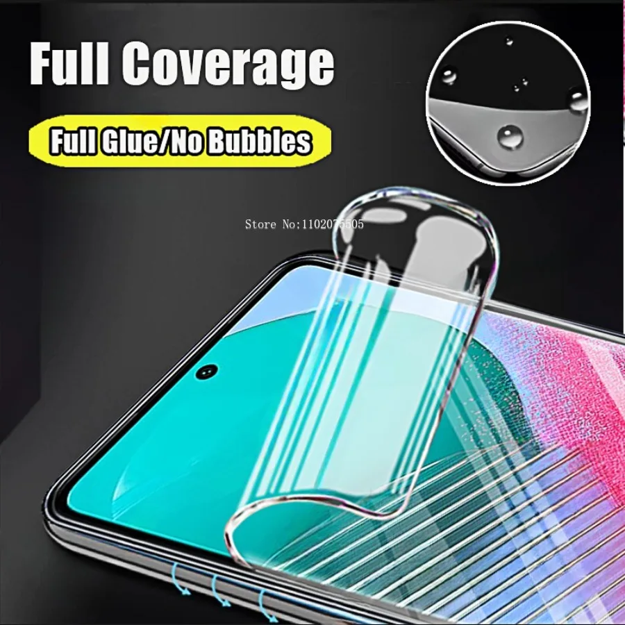Protector de pantalla para Samsung Galaxy, película de hidrogel para Samsung Galaxy S 20 Plus + Ultra FE 2022 5G UW, Samsung Note 20Ultra 10Lite 10 20 +, 4-1 Uds. - imagen 4