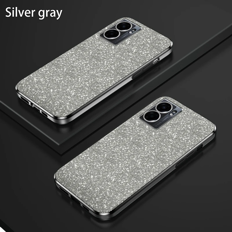 Para OPPO A77S Funda Oppo A57s Funda de teléfono oppo A57e A57 4G A77 4G A57s Funda trasera de silicona con brillo degradado de lujo - imagen 2