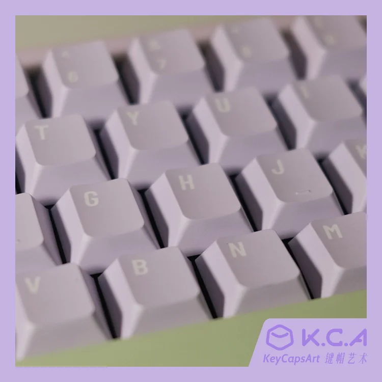 GMK-Juego de 144 teclas de lavanda, teclas de subcama con tinte PBT, perfil de cereza, para Keychron Q2 K2 65% 75% Anne GH60 GK64 Poker - imagen 5
