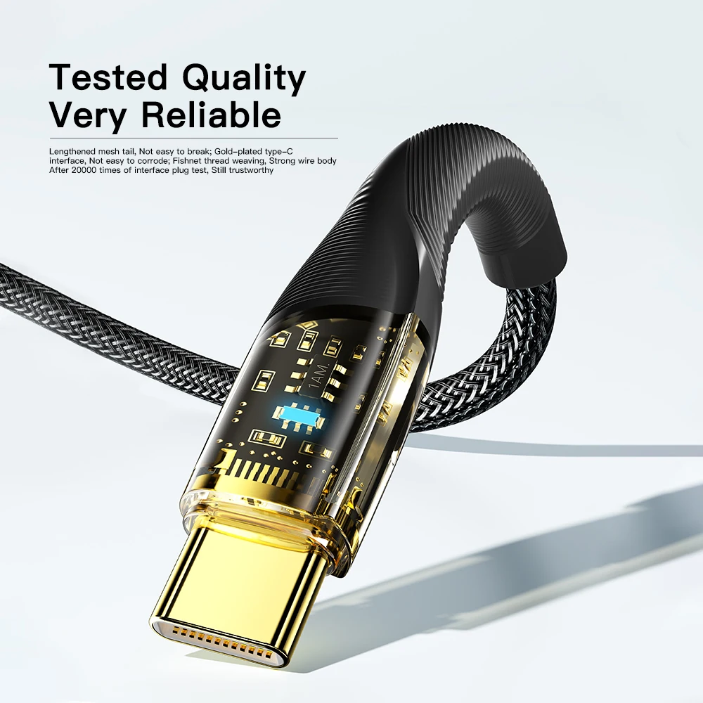 Cable USB-C 100W Power Delivery 5A – Carga Rápida Essager - imagen 5