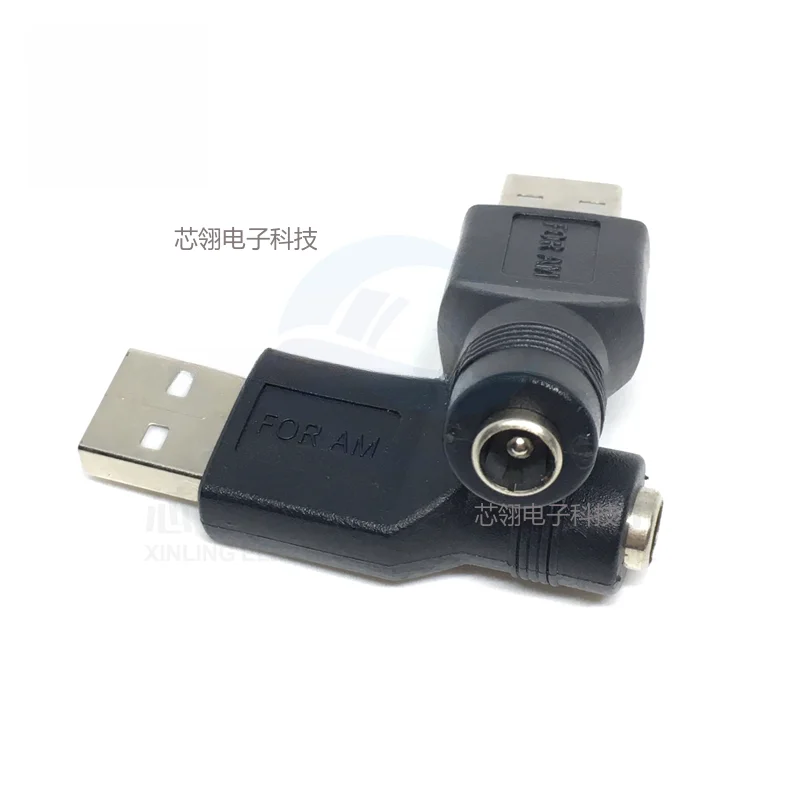 1/2/5 Uds USB a DC5.5 * 2,1 cabezal de conversión macho y hembra 4,0*1,7mm empalme DC3.5 * 1,35 junta recta hembra - imagen 4