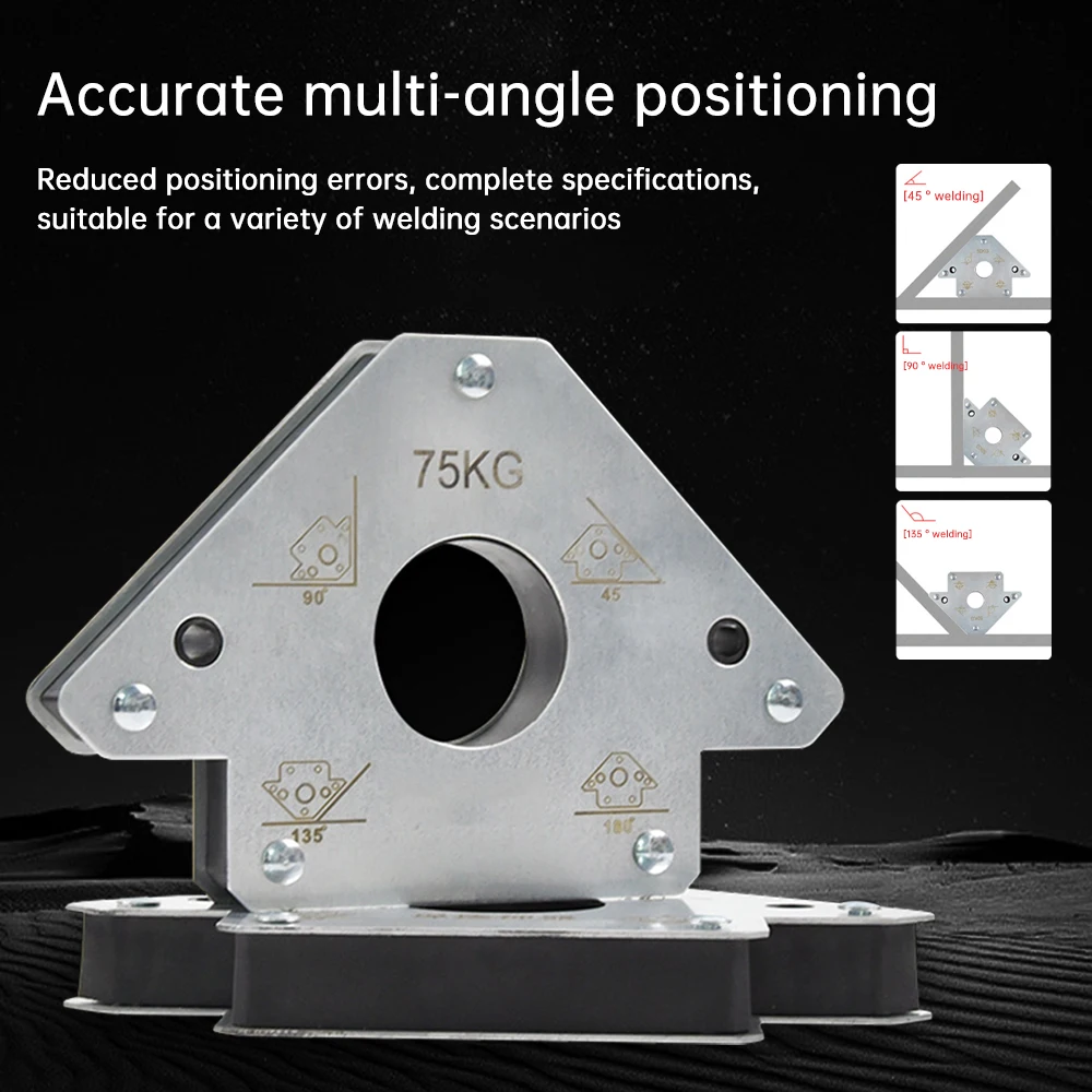 Posicionador de soldadura magnético, soporte de soldadura, posicionador auxiliar de sujeción de ferrita, herramientas auxiliares de 25KG/50KG/75KG - imagen 4