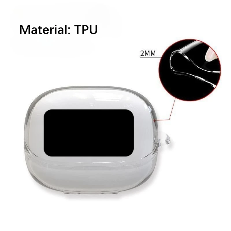 Funda para UGREEN T6 Magic Clear Soft Case adecuada para UGREEN T6 Magic funda protectora a prueba de golpes - imagen 3