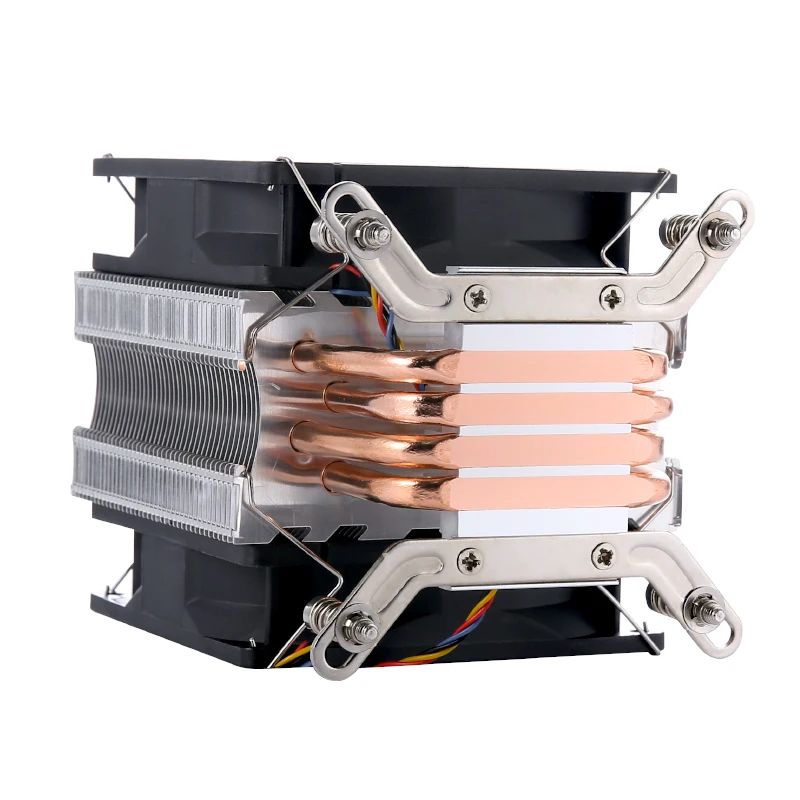 BINGHONG xeon x79 x99 ventilador de CPU enfriado por aire 2/4/6 radiador de tubo de calor 4 pines/PWM ranuras de instalación LGA2011 2066 115x 1200 1700 1851 - imagen 5