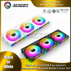 Ventilador PC ARGB Infinity Mirror – Refrigeración Silenciosa