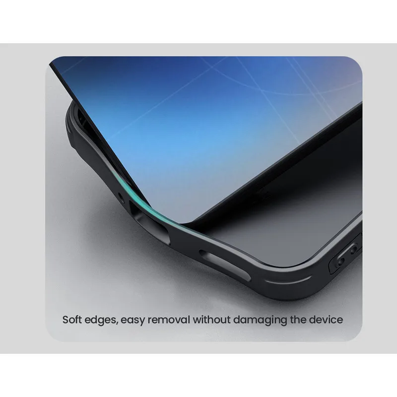 Para nada teléfono 3A funda NILLKIN Super Frosted Shield Pro Airbags antihuellas dura PC TPU contraportada - imagen 4