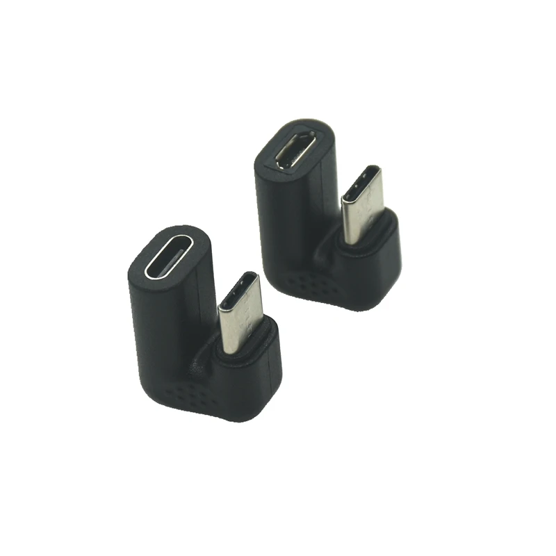 Adaptador convertidor de USB-C USB 3,1 tipo C macho a Micro USB hembra en forma de U de ángulo recto de 180 grados para teléfono inteligente Xiaomi Huawei - imagen 4