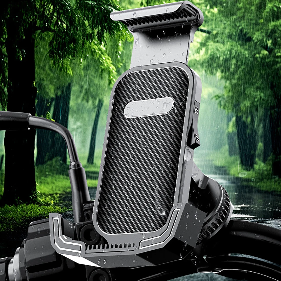 360 ° Soporte giratorio antideslizante para bicicleta eléctrica, soporte para teléfono móvil, para montar en bicicleta de montaña, Moto y motocicleta - imagen 2