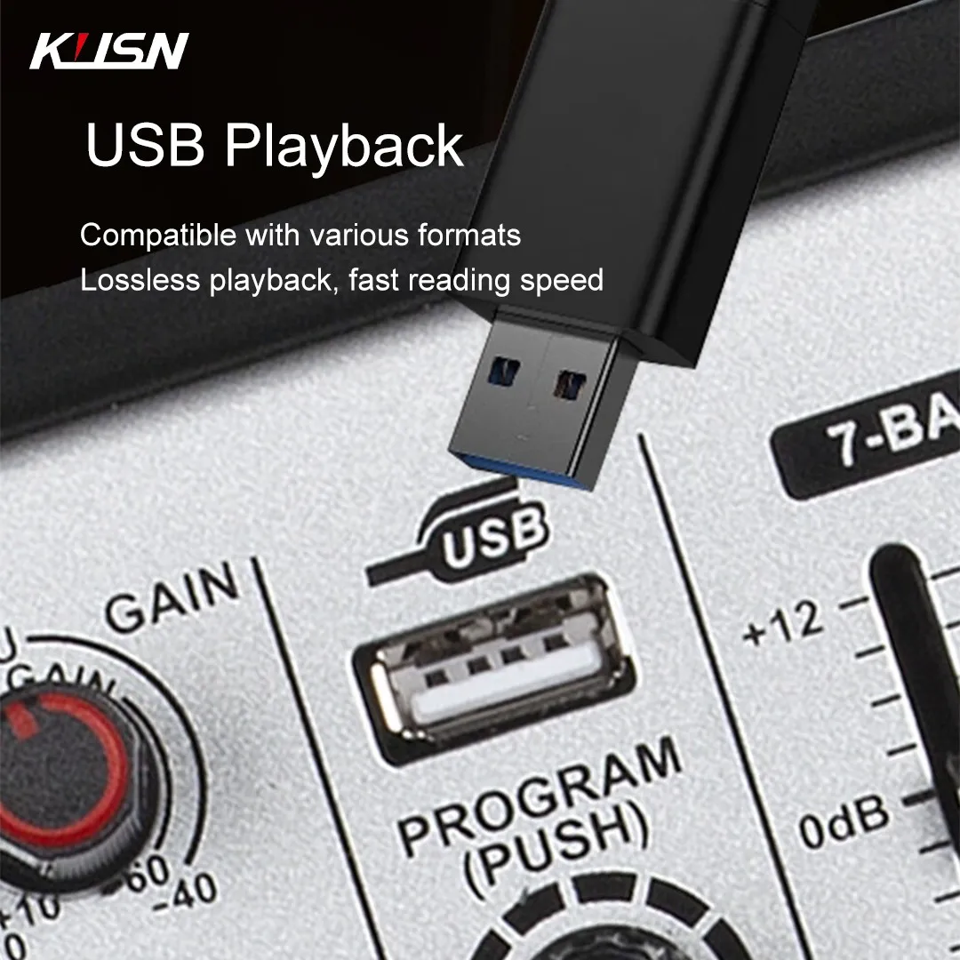 Mezclador Digital de 8 canales 99 DSP, consola mezcladora de Audio profesional, Mini mezclador de sonido, consola Soundcraft con Bluetooth, MP3, USB - imagen 5