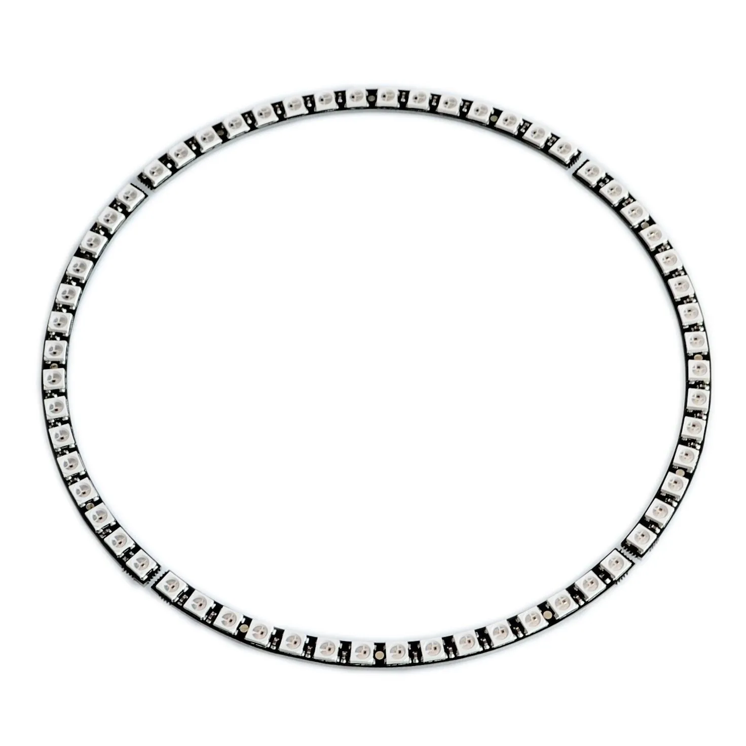 Reloj de pared con anillo 60 X Panel de lámpara LED ultrabrillante WS2812 5050 RGB con controladores integrados