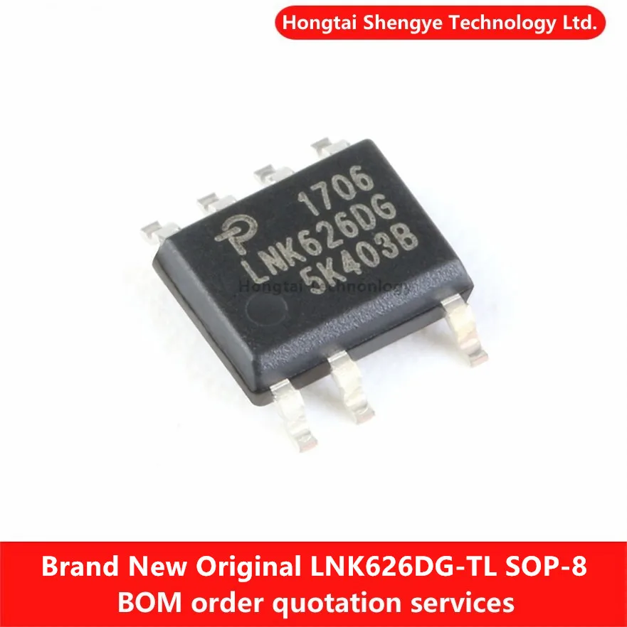 Nuevo Original SMT LNK626DG-TL SOIC-7 Chip de fuente de alimentación conmutada convertidor de conmutación AC/DC