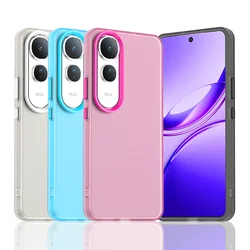 Funda Vivo V50 Lite mate translúcida TPU/PC parachoques trasero