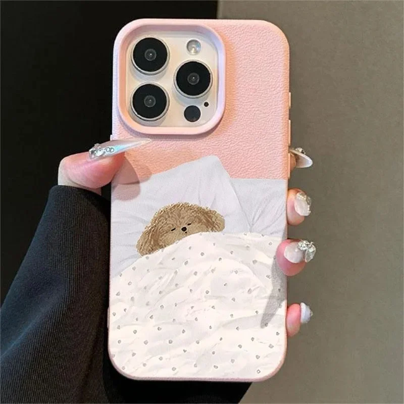 Funda bonita para pareja de perros y gatos para Realme 15 PRO 14 13 12 11 Plus Note 60 P3X C75 C55 C53 C63 C35 funda suave con patrón de lichi - imagen 2