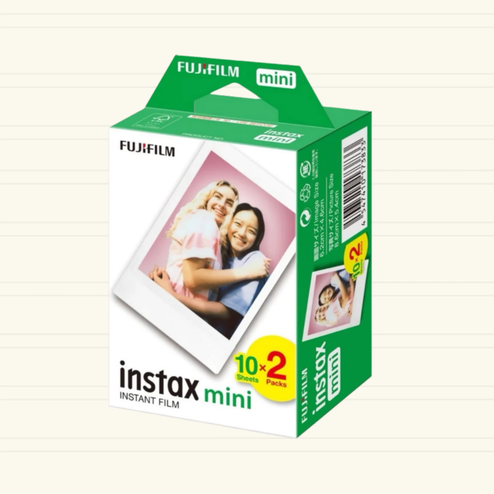 Papel fotográfico para FUJIFILM Instax Mini, papel fotográfico para Mini cámara Fuji Instax, 10/20/40/60/80/100 hojas, borde blanco, nueva fecha - imagen 4