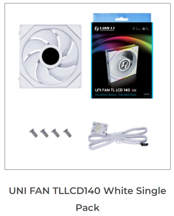 LCD TL140 white 1PCS