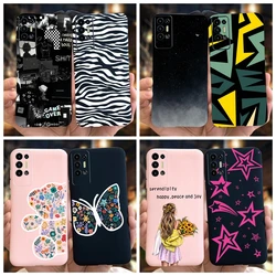 Para Tecno Pova 2 funda LE7 LE7n Linda funda esmerilada pintada de dibujos animados de moda para Tecno Pova 2 3 4 funda de teléfono Pova2 Pova3 funda suave