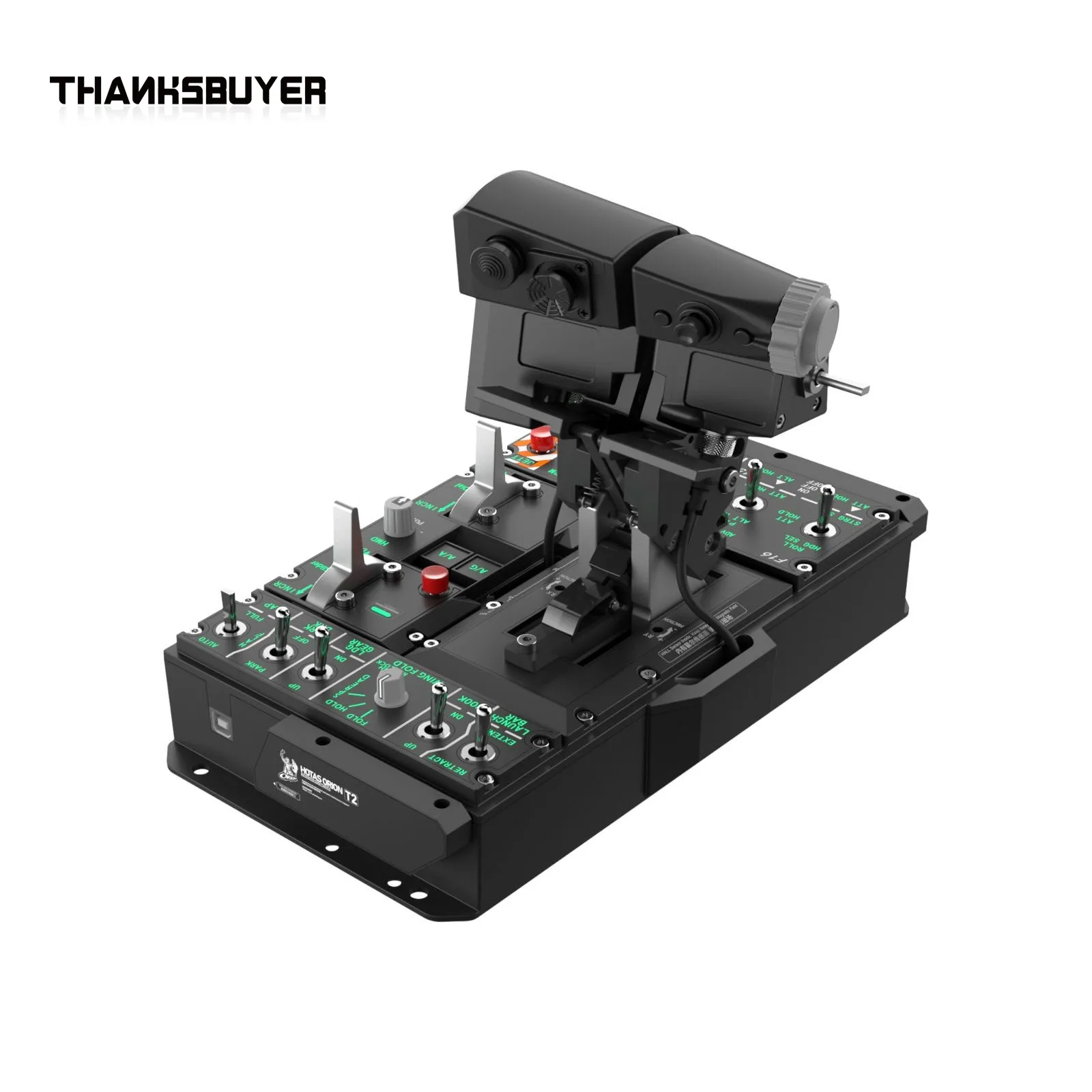 WINWING Orion2 StrikeAce E EX NavyAce Kit de simulador de juego de vuelo con base de acelerador de metal y agarre - imagen 4