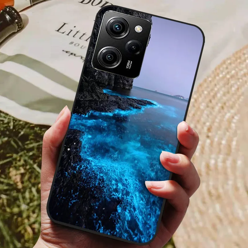 Para Xiaomi Poco X5 5G funda León Tigre gato negro silicona suave contraportada fundas para Poco X5 Pro funda Coque POCOX5 X5Pro - imagen 2