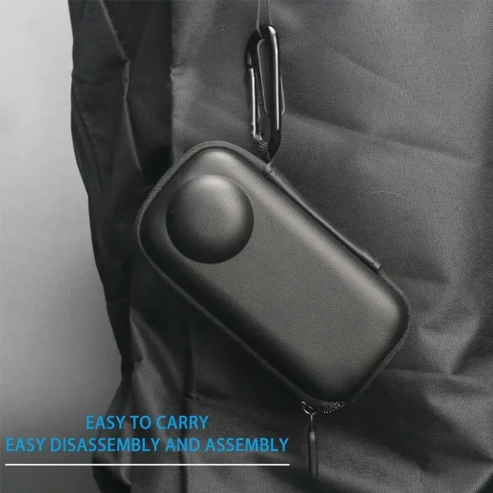 Para Insta 360 X5 X4 Estuche de almacenamiento de transporte antiarañazos portátil de viaje Mini cámara bolsas cubierta Shell para accesorios Insta360 X5 - imagen 5