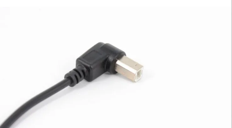 Cabo USB 2.0 Macho B Macho 90 Grados 1m Impresora Scanner - imagen 3
