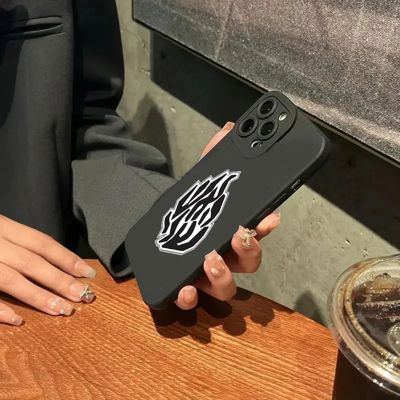 Funda de teléfono de silicona con llama negra a la moda para Xiaomi Redmi Note 13 12 11 Pro Plus 12S 11S 11 10S 10 9S 9 Redmi 12C 13C funda suave - imagen 5