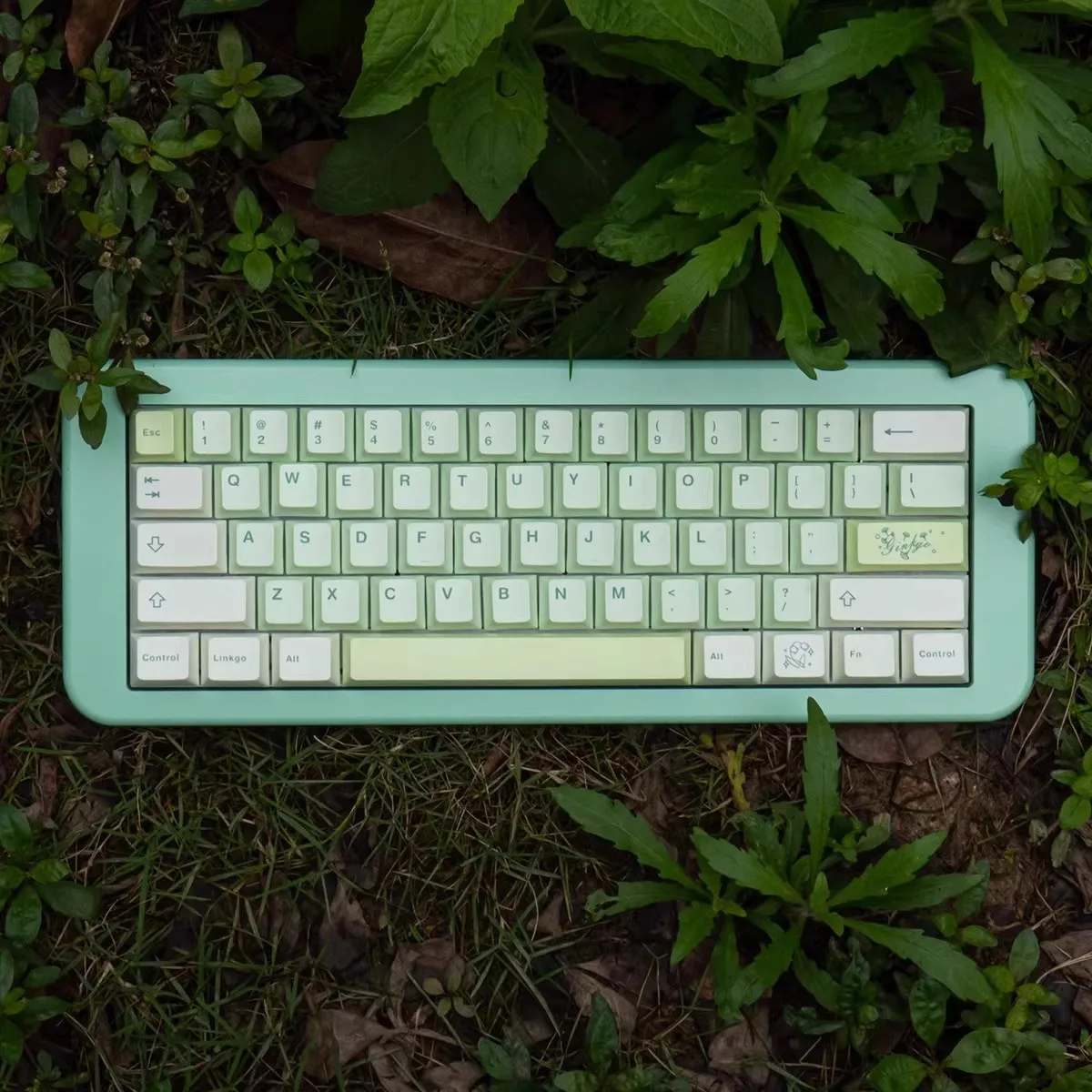 Teclas con tema de Ginkgo de 143 teclas para teclado mecánico, teclas personalizadas con perfil de cereza, teclas de sublimación DIY - imagen 2