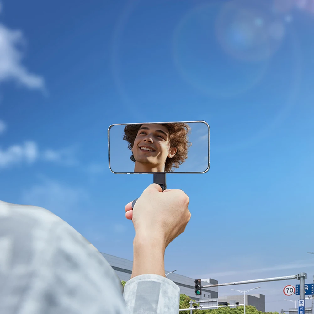 Soporte de anillo magnético de doble cara para teléfono, rotación de 360 grados, agarre ajustable para teléfono, accesorios MagSafe - imagen 2