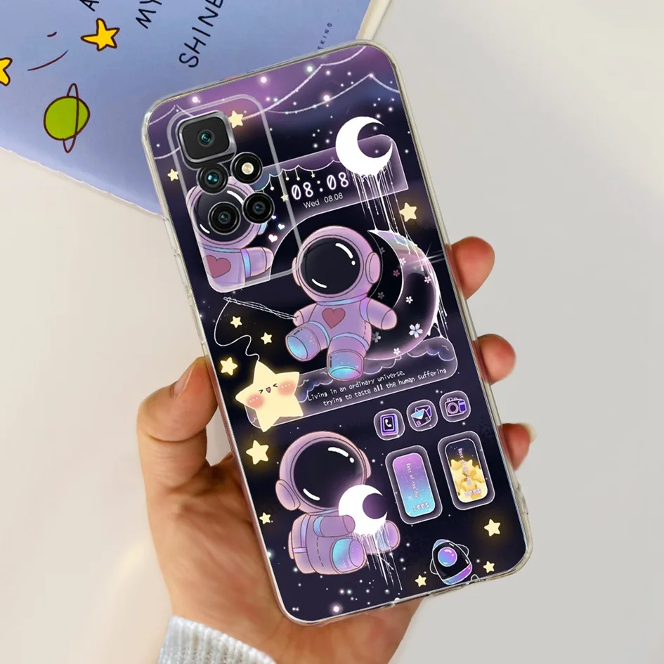 Para Xiaomi Redmi 10 funda de moda mariposa transparente silicona suave TPU funda protectora para Xiaomi Redmi 10 Prime 2022 Redmi10 Coque - imagen 3