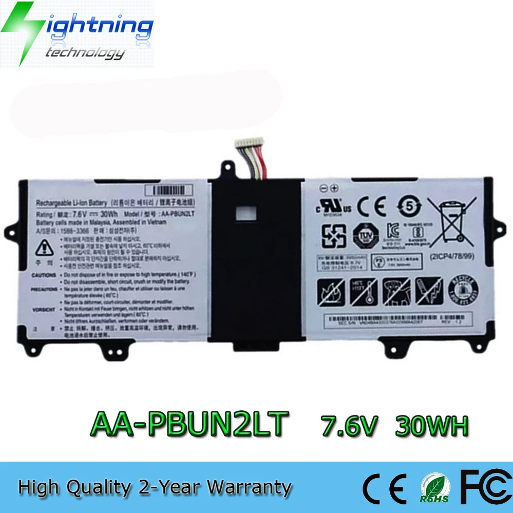 Batería AA-PBUN2LT genuina para Samsung AA-PBUN2QT 900X3L-K01 900X3L-K04 NP900X3L