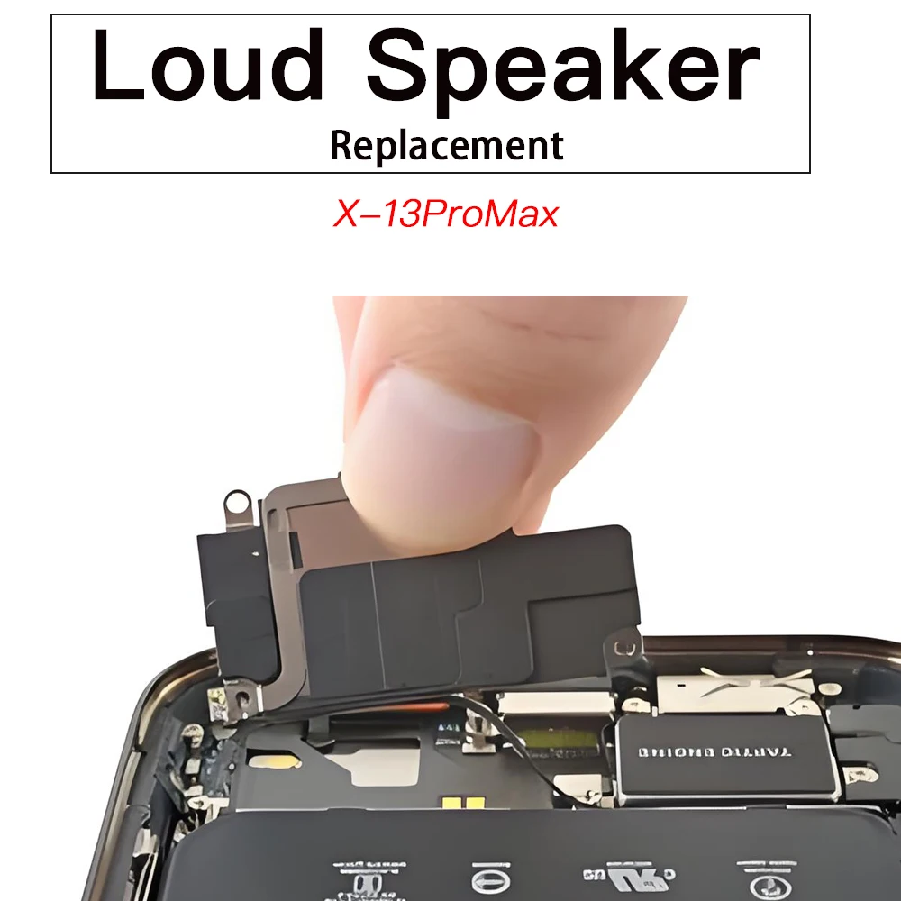 Reemplazo de altavoz inferior para iPhone X XR XS 11 12 13 Mini Pro Max Unidad de anillo de sonido