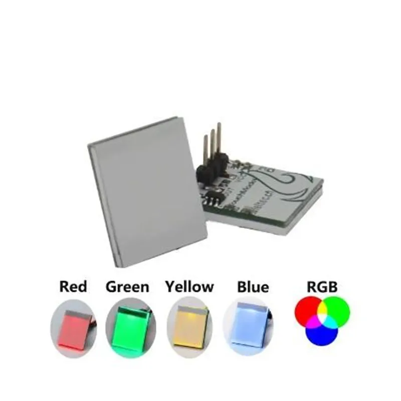 Módulo de botón de Interruptor táctil capacitivo RGB, Color verde, azul, rojo y amarillo, módulo de 2,7 V a 6 V, antiinterferencias, serie HTTM fuerte