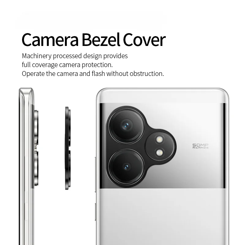 Protector de cámara trasera de Metal de aluminio para OPPO Realme GT 6 6T 5G Protector de pantalla de cubierta de lente para Realme GT 6T película de anillo de lente - imagen 4