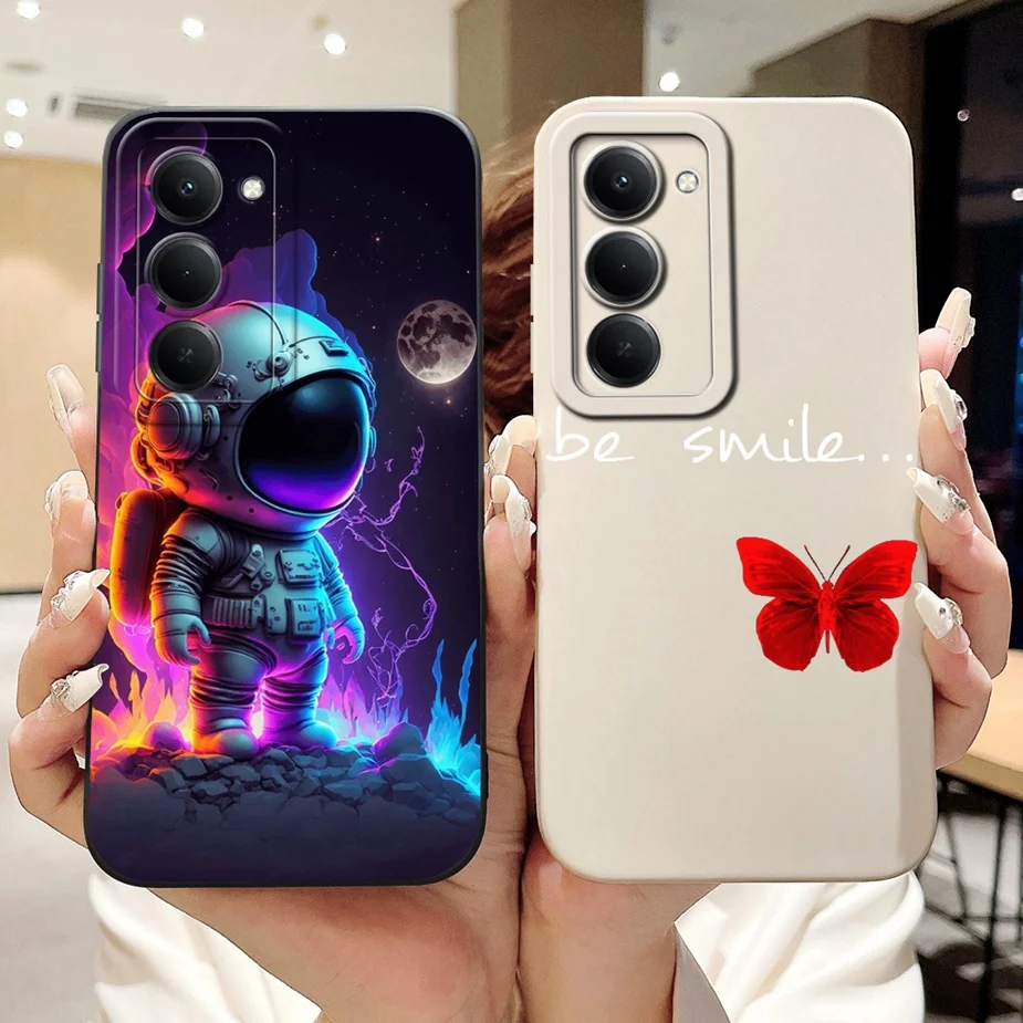 Para Xiaomi Redmi 15 5G funda 2025 nueva moda funda de dibujos animados funda de teléfono de silicona suave para Xiaomi Redmi 15 Redmi15 4G Fundas parachoques - imagen 2