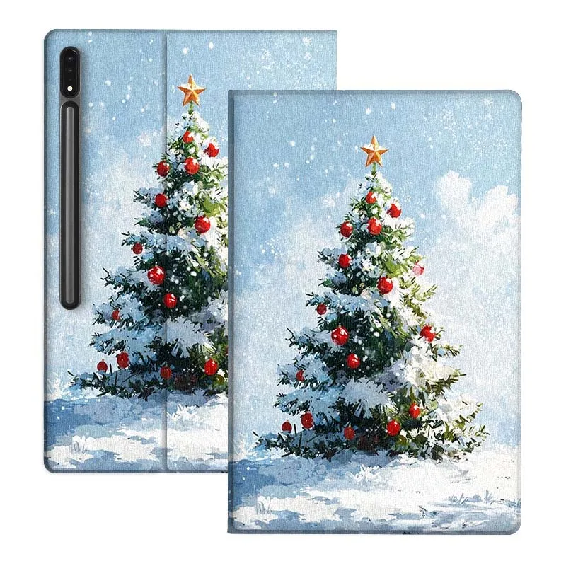 Navidad invierno ciervos de nieve para Samsung Galaxy Tab S7 S8 S9 S10 11 12,4 13,1 FE Plus Lite pulgadas funda para tableta - imagen 5