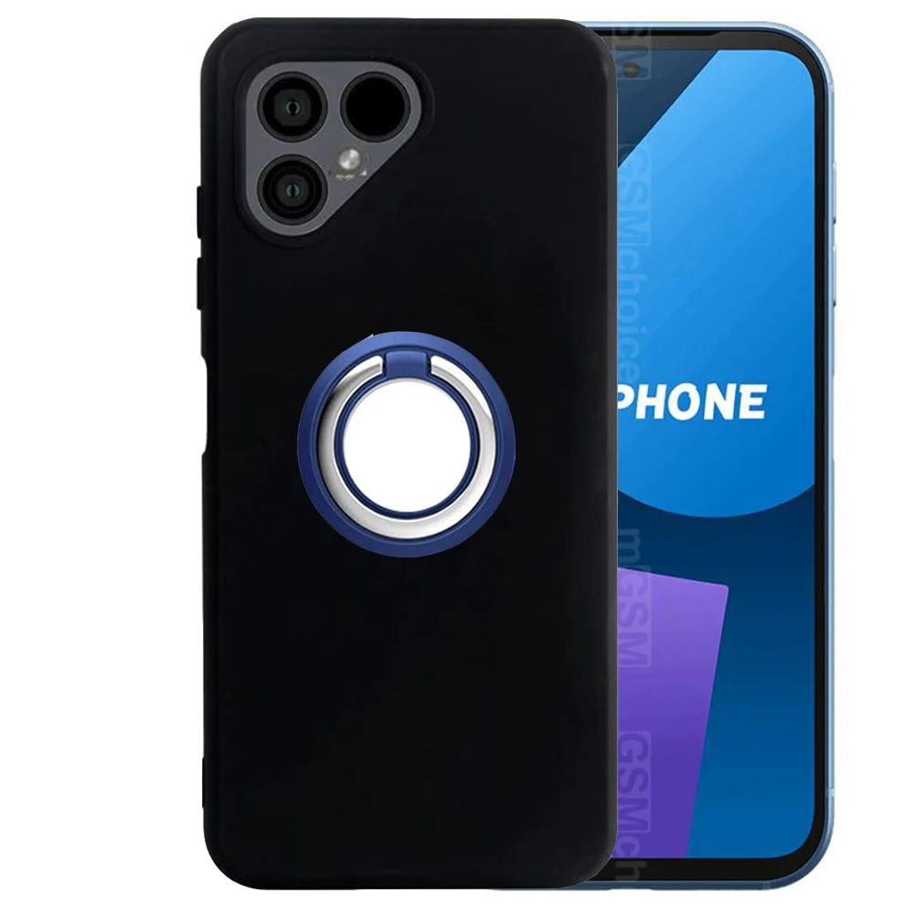 Funda con soporte de anillo para Fairphone 5, carcasa protectora trasera de silicona para teléfono Fairphone 5, TPU suave de 6,46 pulgadas - imagen 2