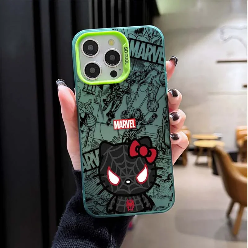 Funda con revestimiento de Anime divertido Marvel Spider Man para Xiaomi Redmi Note 13 12 11 Pro Plus 4G 5G 12S 11S 10S 10 9 9S 8 12C 13C A3 Capa - imagen 5