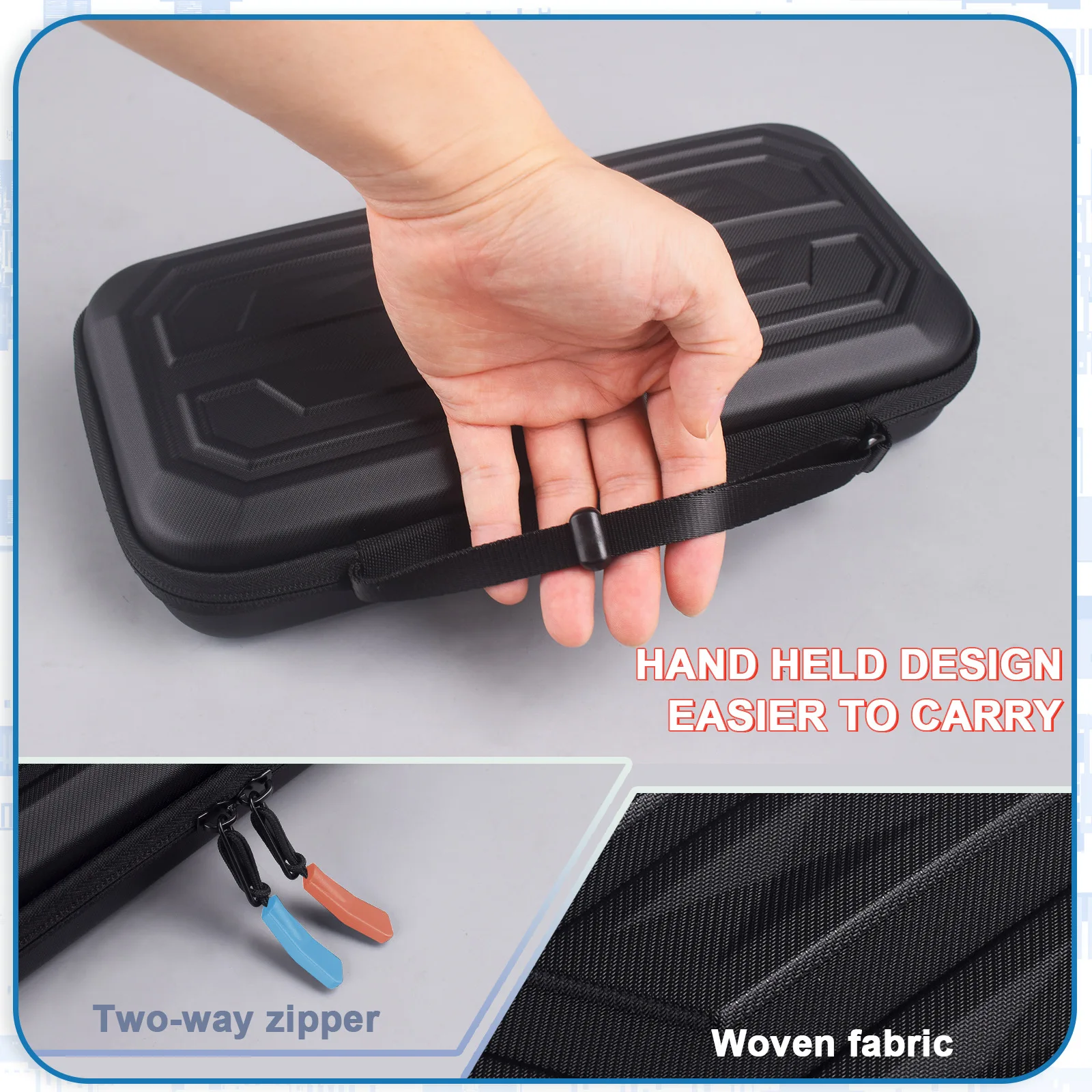 Juego de bolsas de almacenamiento para consola de juegos Switch 2, bolsa estilo Mecha con protector de pantalla de vidrio templado, estuche para tarjetas de juego y funda para consola - imagen 3