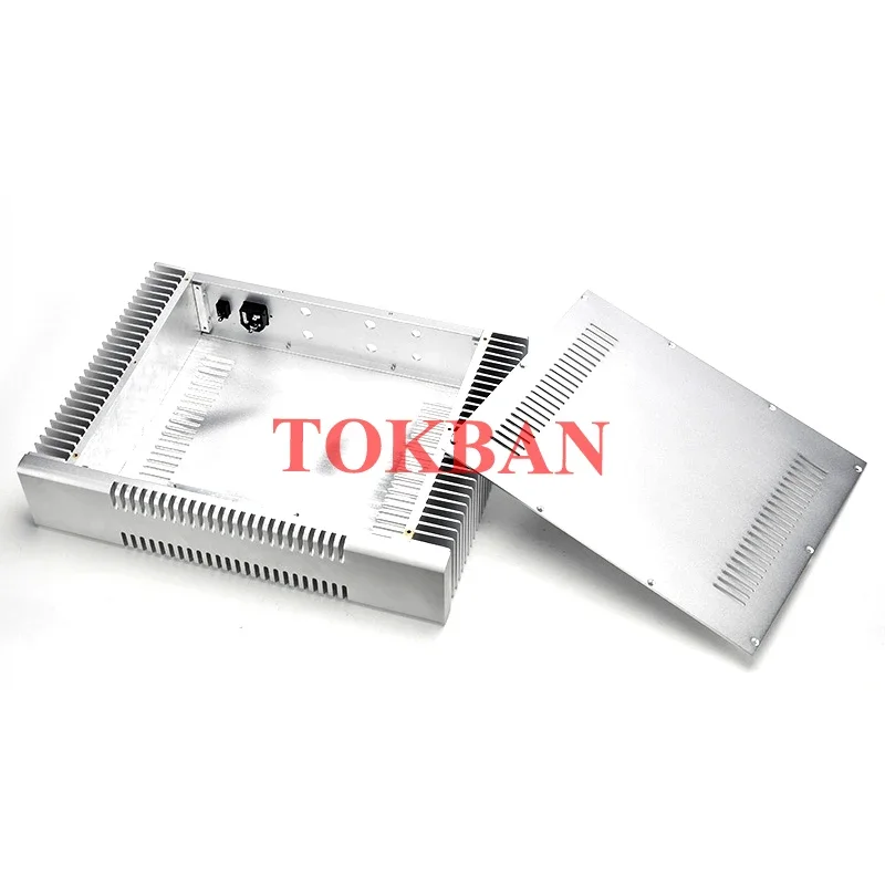 Tokban 430*90*315mm aluminio Clase A amplificador de potencia chasis gabinete CNC Panel amplificador de Audio carcasa - imagen 5