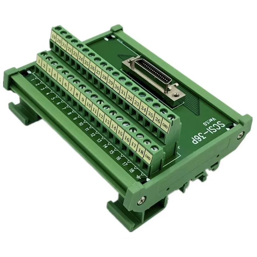 La estación de terminales SCSI 36 reemplaza la estación de terminales de maletero de Advantech SCSI-36P CN, placa Convertidora de tarjeta de adquisición de ranura - imagen 3