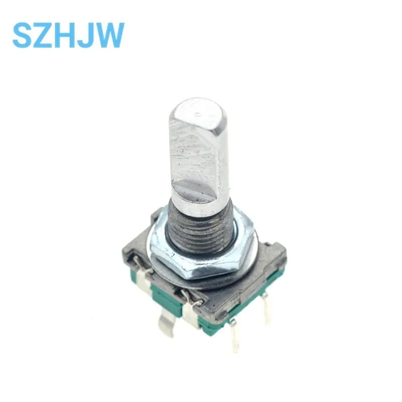 5 unids/lote 20 posiciones 360 grados codificador giratorio EC11 w botón pulsador 5Pin mango largo 15MM - imagen 4